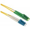 XtendLan FO patch LC-LC/APC 2m 9/125 duplex, LS0H FOP-LCLCA-D-2-9