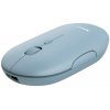 TRUST PUCK/Cestovná/Optická/1 600 DPI/USB+BT/Modrá 24126