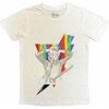 David Bowie Holographic Bolt (Foiled) White L Tričko