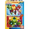 Puzzle Iron Man and His Awesome Friends Educa 2x48 dielov od 4 rokov