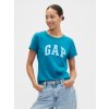 GAP T-shirt with logo - Women's biela | tyrkysová | svetlomodrá M GAP 1200146524890