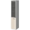 Lenza Policová skriňa Wels, pánty vľavo, 39,9x196,5x42,5cm, agát/sivá