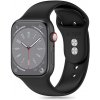 Tech-Protect silikonový na Apple Watch 42/44/45/49 mm - Čierny TEC303984