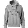 Kameň nožnice papier Spock - Oversized mikina dámská Moon - kratšia + širšia - 2XL ( Tmavosivý melír )