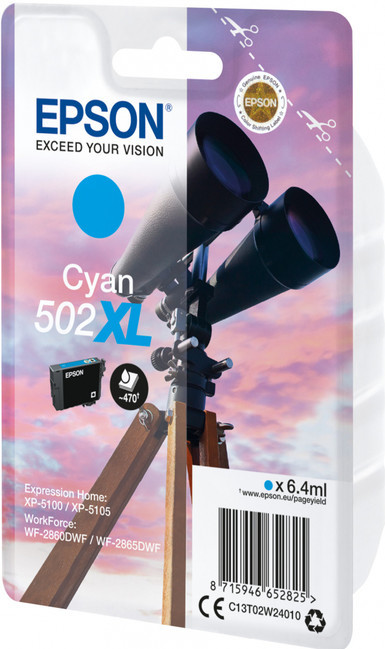 Epson 502XL Cyan - originálny