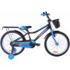 Fuzlu Detský bicykel Thor čierno-modrý 10,5