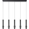 Lucide | Lucide 24402/30/30 -LED Stmievateľný luster na lanku MARGARY 5xLED/4,2W/230V čierna | LC3570