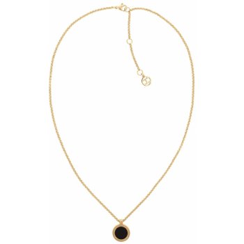 Tommy Hilfiger Moderný pozlátený náhrdelník s príveskom iconic circle 2780656