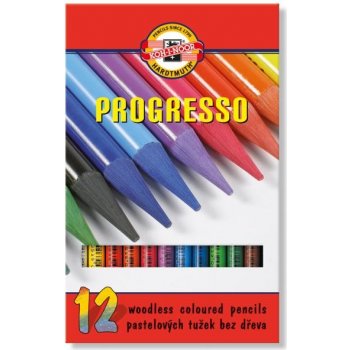 Koh-i-noor ceruzka pastelová v laku Progresso 12 ks