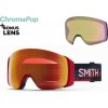 Snowboardové okuliare Smith 4D Mag crimson glitch hunter | cp everyday red mirror+cp storm yellow flash 24 - Odosielame do 24 hodín