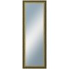 DANTIK - Zrkadlo v rámu, rozmer s rámom 50x140 cm z lišty ZVRATNÁ zelenozlatá plast (3070)