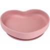 Canpol babies Silicone Suction Plate Heart Pink silikonový talíř s přísavkou 300 ml