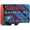 SanDisk MicroSDXC karta 1TB GamePlay (R:190/W:130 MB/s, UHS-I, V30, A2) SDSQXAV-1T00-GN6XN