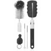 BabyOno Brush Set kefa na čistenie fliaš a cumlíkov Grey 1 ks