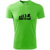 Evolution Born to ride tričko Apple Green