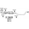 Stredný tlmič výfuku MTS 01.59430