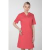 Dámske zdravotnícke šaty M-076F, koralová (Zdravotnícke oblečenie)