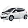 Scoutt Plastový kryt kapoty - Kia VENGA 2009-