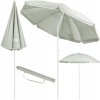 Plážový slnečník Bestif BPL02 180 cm sivý
