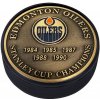 Fanatics Puk Edmonton Oilers NHL Stanley Cup Champions Medallion Collection
