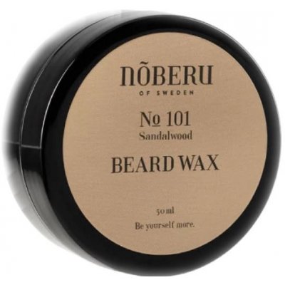 Noberu of Sweden Beard Wax - vosk na bradu, 50 ml No 101 Sandalwood