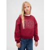 GAP Detská oversize mikina s logom Červená S Červená Červená