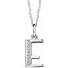 Strieborný prívesok - abeceda E P4727CX
