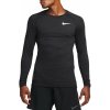 Tričko s dlhým rukávom Nike Pro Warm Sweatshirt Schwarz F010 dq5448-010 Veľkosť M
