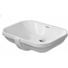 Duravit D-CODE umývadlo 56 x 40 cm zospodu vstavané, s montážnou sadou, biele 0338560000
