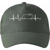 EKG morča - Šiltovka so zahnutým šiltom a mosaznou sponou - Univerzálna veľkosť ( Tm. bridlica (šedozelená) )