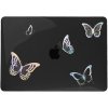 AppleKing lesklý transparentný kryt s motýľmi pre MacBook Air 15