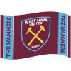 Fan-shop Vlajka WEST HAM UNITED Crest Stripe