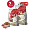 2x Farmina N&D dog QUINOA (GF) adult mini, neutered, duck, broccoli & asparagus 7 kg