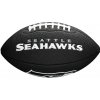 Mini lopta na americký futbal Wilson MINI NFL TEAM SOFT TOUCH FB BL SE Čierna,Biela