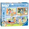 RAVENSBURGER Bluey 4v1 12,16,20,24 dielov