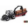 Bburago - FARMLAND, Set Valtra N174 s tromi prívesmi, 10 cm