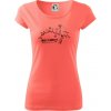 Profil Malé Karpaty - Dámske tričko Pure - 2XL ( Korálová )