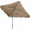 Doppler SUNLINE WATERPROOF 260 x 150 cm – naklápací slnečník khaki (kód farby 846), 100 % polyester