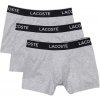 Lacoste Casual Cotton Stretch Boxer 3P grey chine