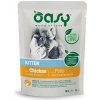 Oasy Cat Chunks in Gravy Kitten - Kuracie mäso 85g