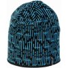 Zimná pletená čiapka Finmark, WINTER HAT čierna,modrá, UNI