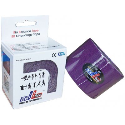WETAPE Inc. Kinesiologický tejp BB Tape 5cm x 5m fialová UK 5cm x 5m