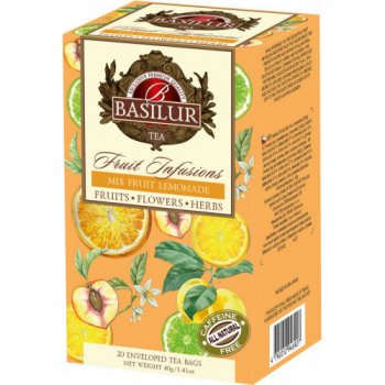 BASILUR Fruit Mix Fruit Lemonade 20 x 2 g