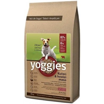 Yoggies kuracie a hovädzie mäso 15 kg