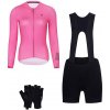 RIVANELLE Cyklistický mega set - VICTORIOUS - čierna/ružová