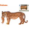 Mikro Trading Zoolandia tiger/tigrica s mláďaťom 15cm v krabičke