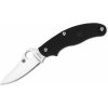 Spyderco UK Penknife Lightweight Black Slip Joint/Drop Point C94PBK3