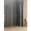New Trendy New Soleo sprchovací kút 120x80 cm štvorcová chromová lesklé/priehľadné sklo K-0373
