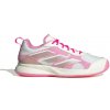 Dámska tenisová obuv adidas Avaflash Low White/Pink EUR 38 2/3