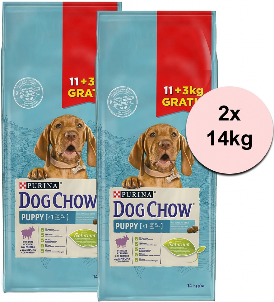 Purina Dog Chow Puppy Lamb & Rice 2 x 14 kg